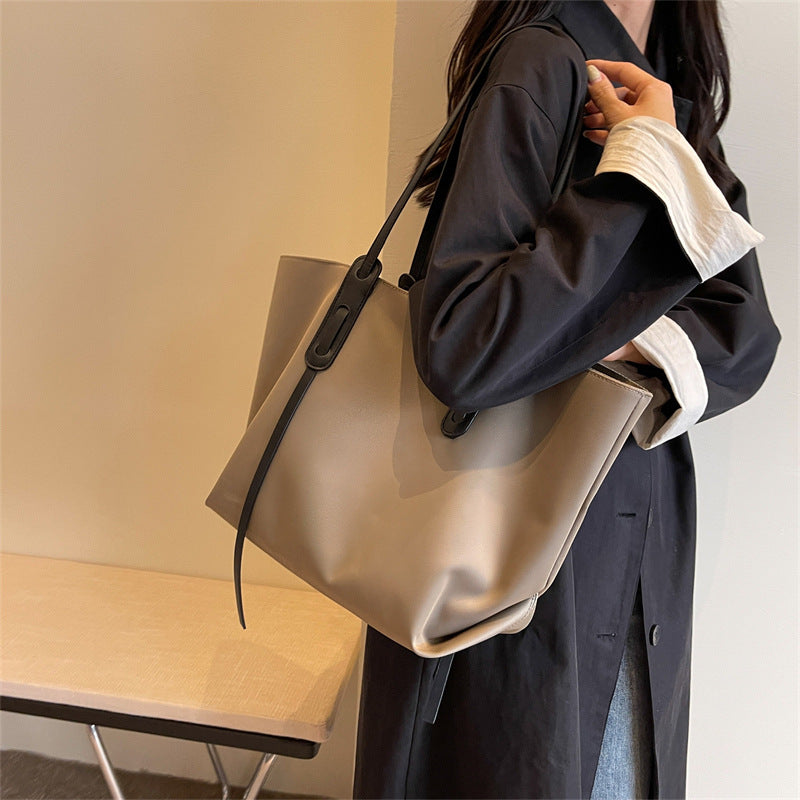 Women Fashion Casual Oxford Cloth Large Capacity Tote Bag