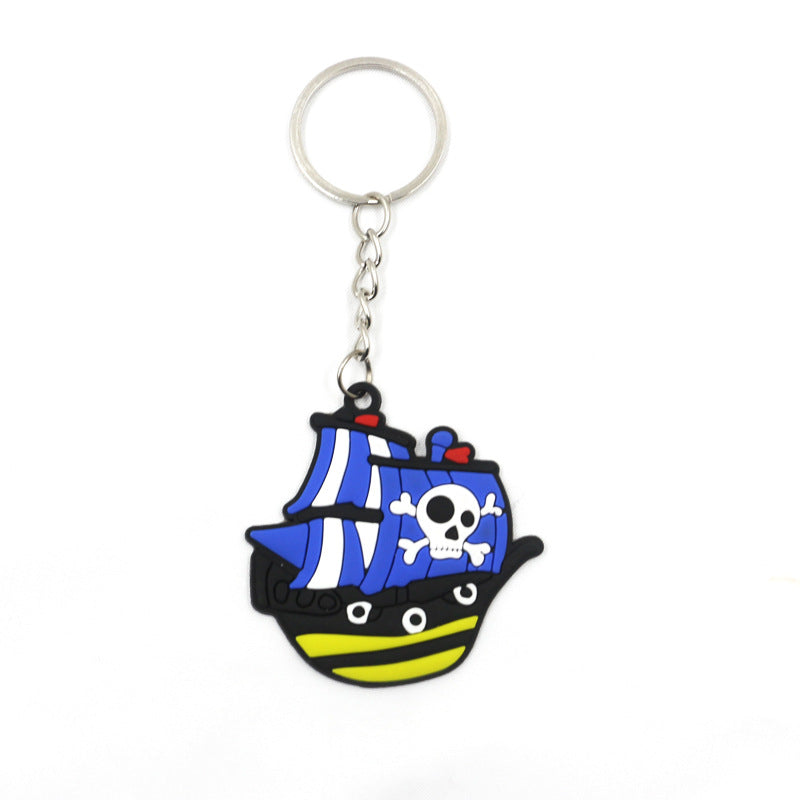 Halloween Unisex Fashion Pirate Skull Key Chain