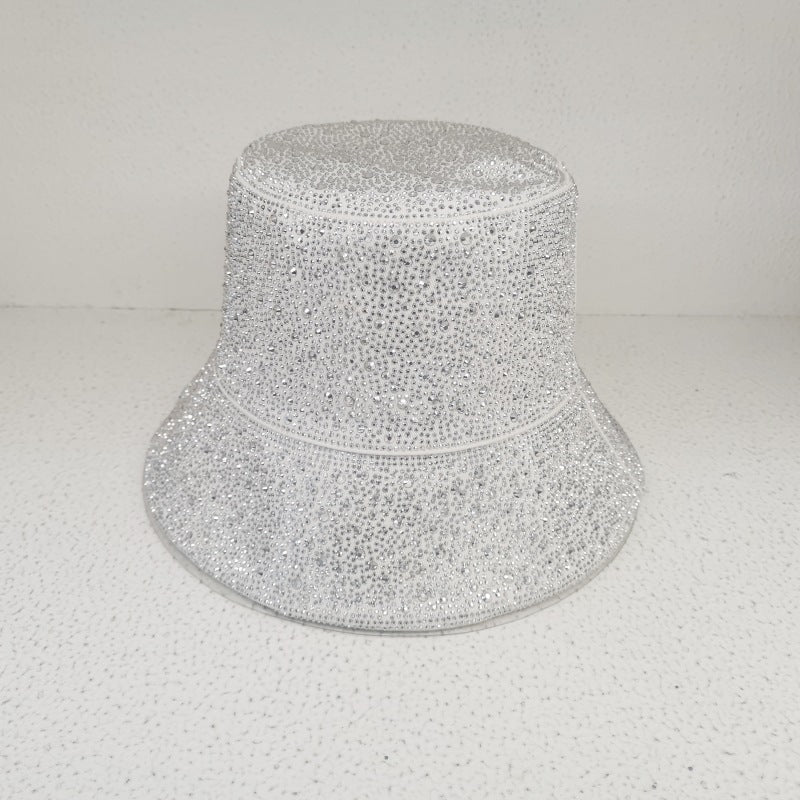 Gipsophila Flash Rhinestone Fashion Casual Bucket Hat
