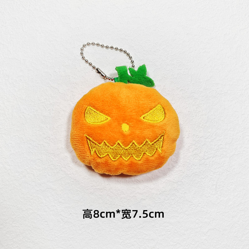 Creative Cartoon Halloween Pumpkin Plush Brooch