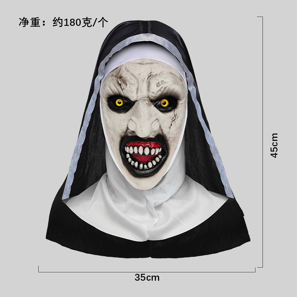 Máscara de calavera de látex blanca de Halloween Scream Horror