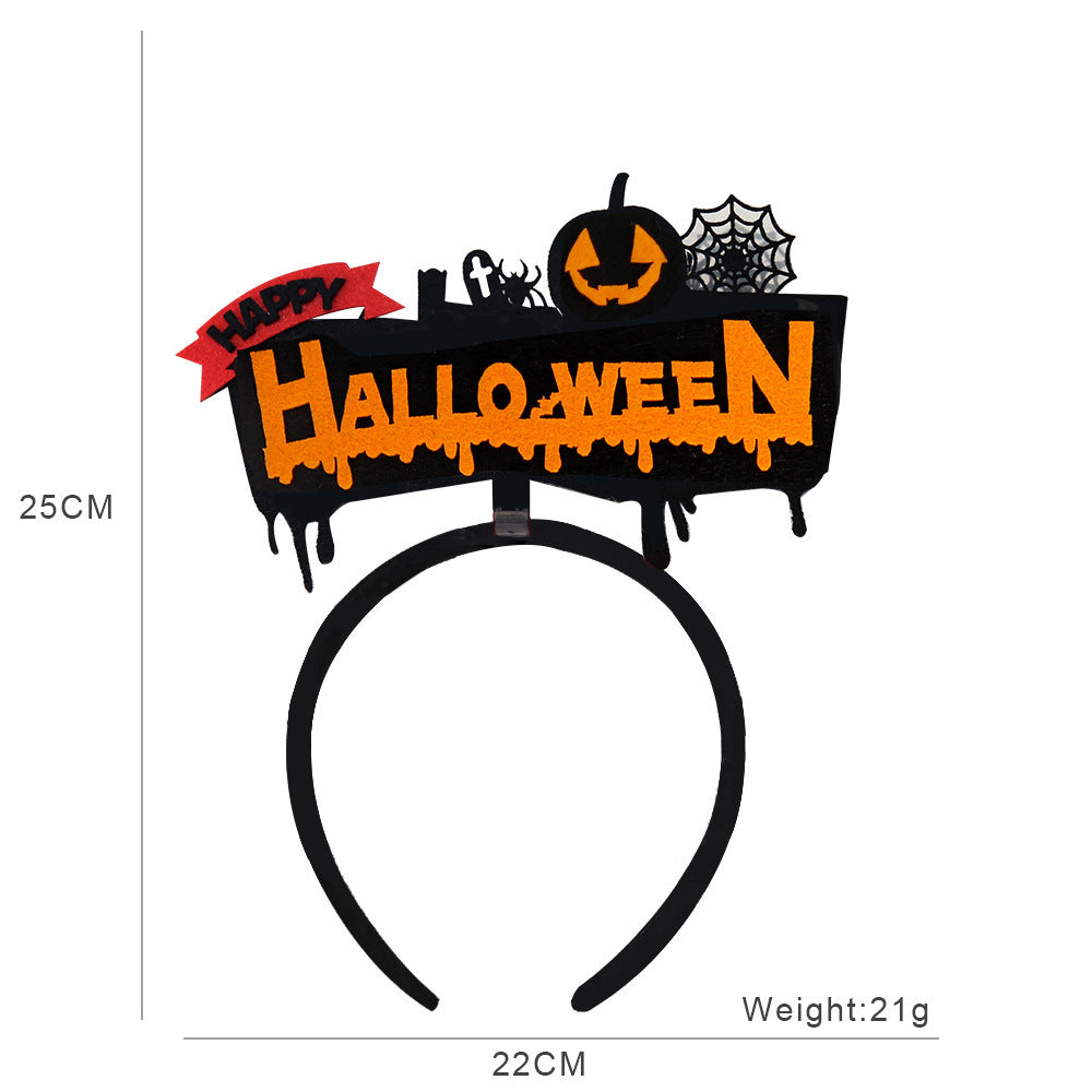 Bandeau décoratif d'Halloween en plastique style dessin animé