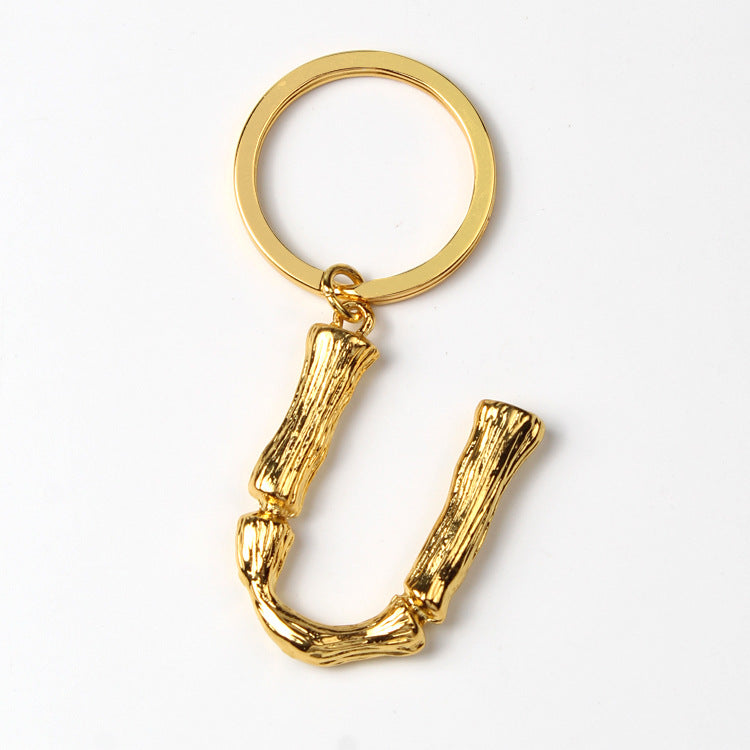 Fashion Creative Alphabet Keychain