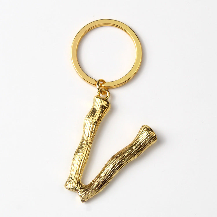 Fashion Creative Alphabet Keychain