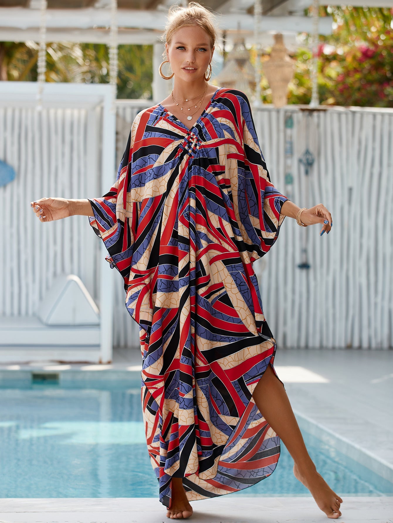 Vestido playero informal para vacaciones de verano