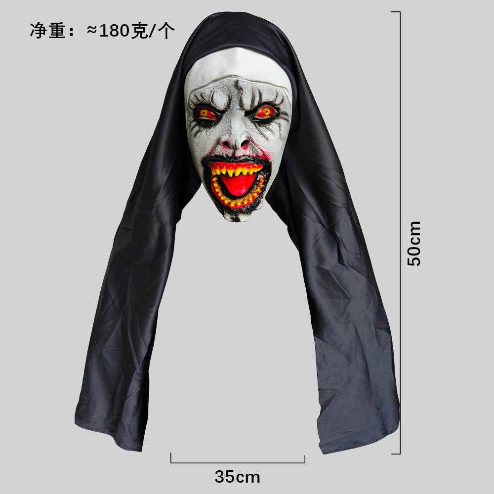 Máscara de calavera de látex blanca de Halloween Scream Horror