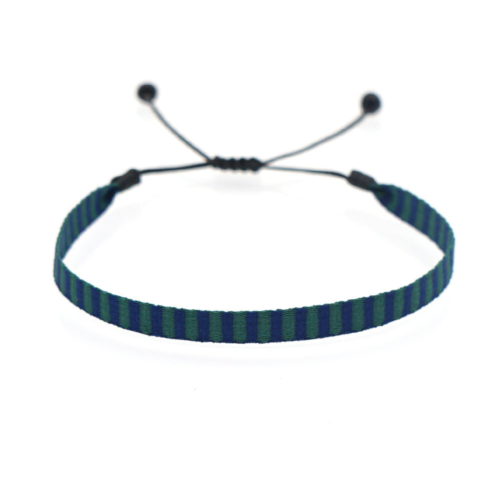 Bohemian Ethnic Ribbon Handwoven Bracelet