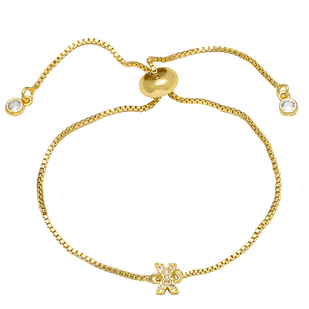 Fashion Adjustable Alphabet Bracelet for Women