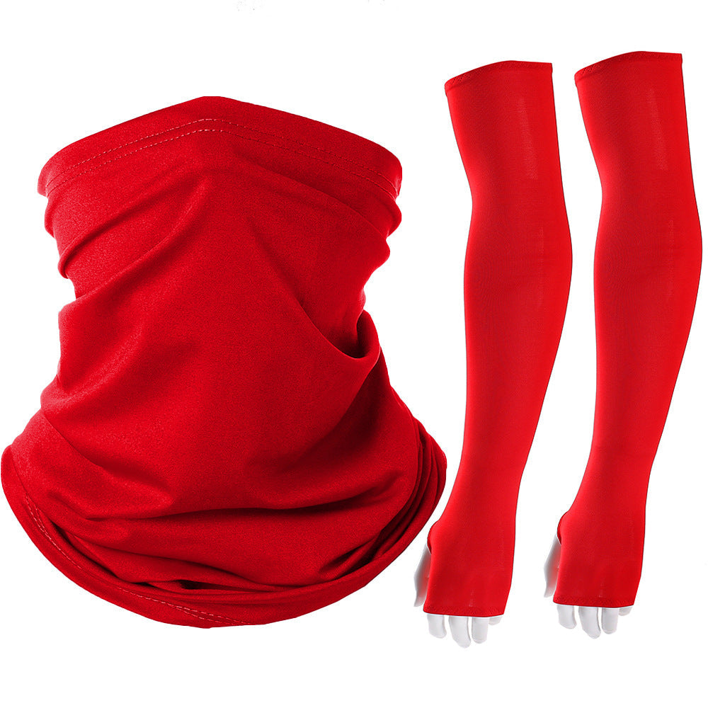 Conjunto de bufanda mágica de verano unisex para ciclismo con protección solar