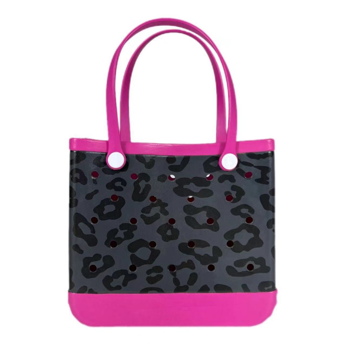 Sac de plage Eva imprimé à motif géométrique, fourre-tout polyvalent