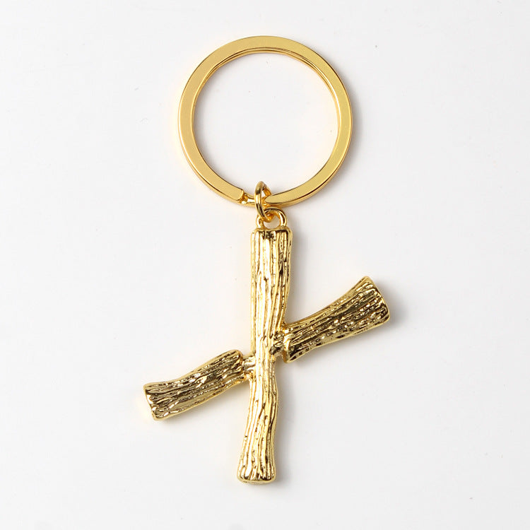 Fashion Creative Alphabet Keychain
