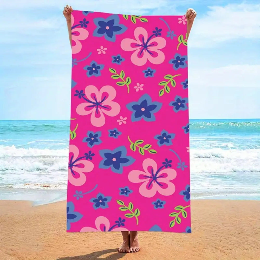 Toalla de playa con estampado gráfico de mal de ojo