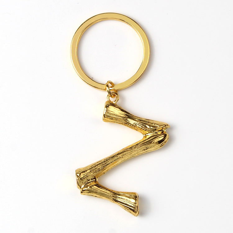 Fashion Creative Alphabet Keychain