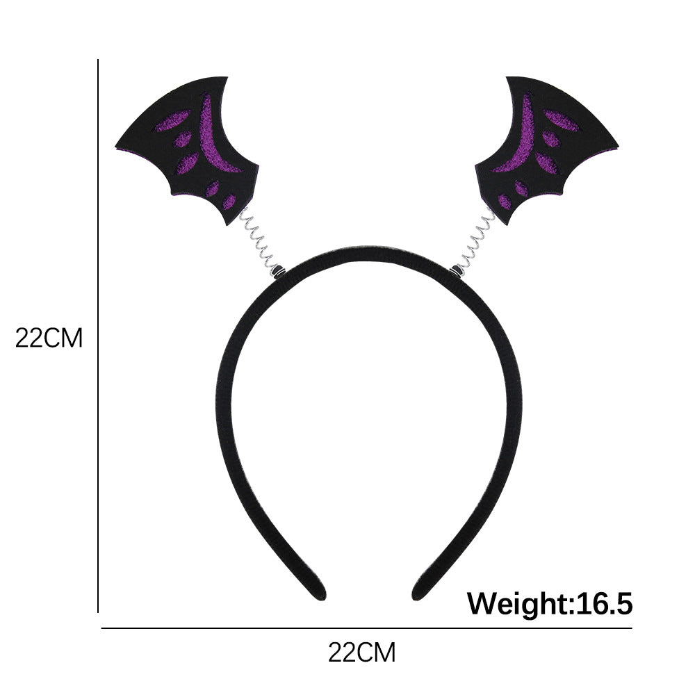 Bandeau d'Halloween pour enfants, accessoires de fête fantôme, citrouille et squelette