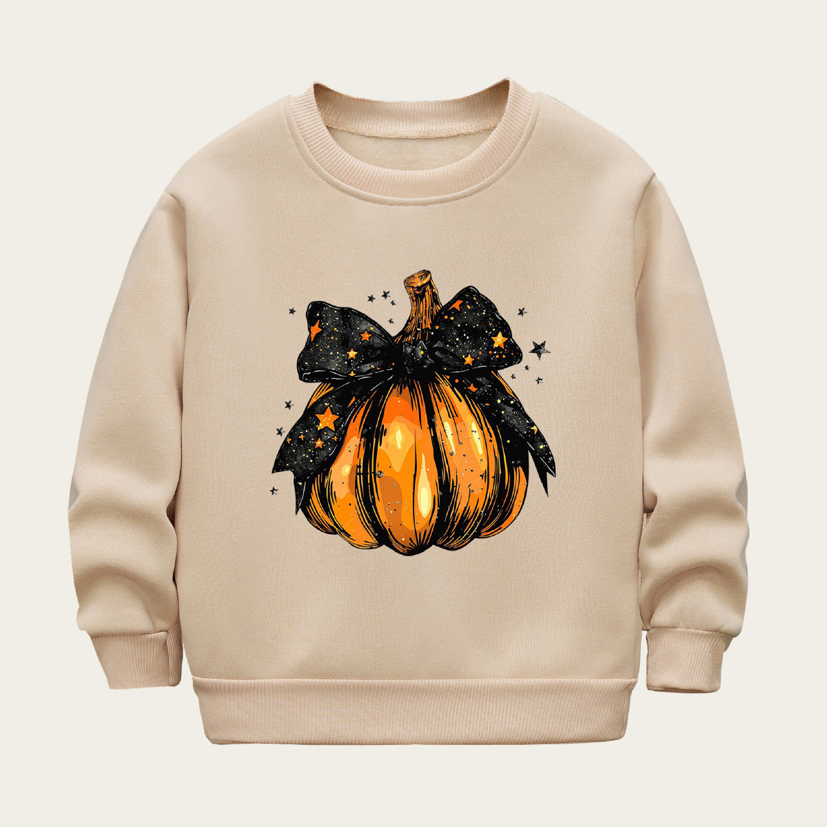 Kids Toddler Boys Girls Cartoon Print Fleece Sweatshirts