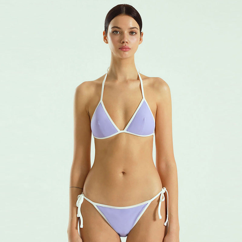 Traje de baño sexy de cintura baja para mujer 2025