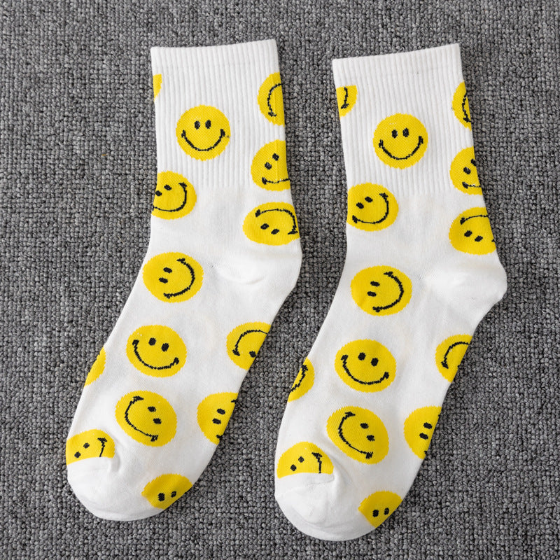 Calcetines de mujer con carita sonriente