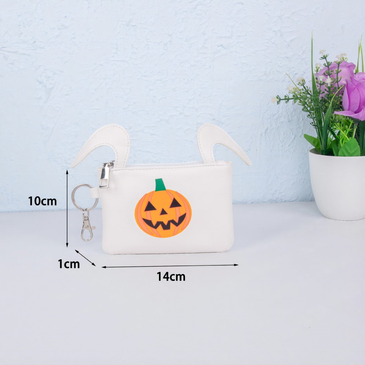 Monedero mini con diseño de parodia de Halloween para hombre y mujer