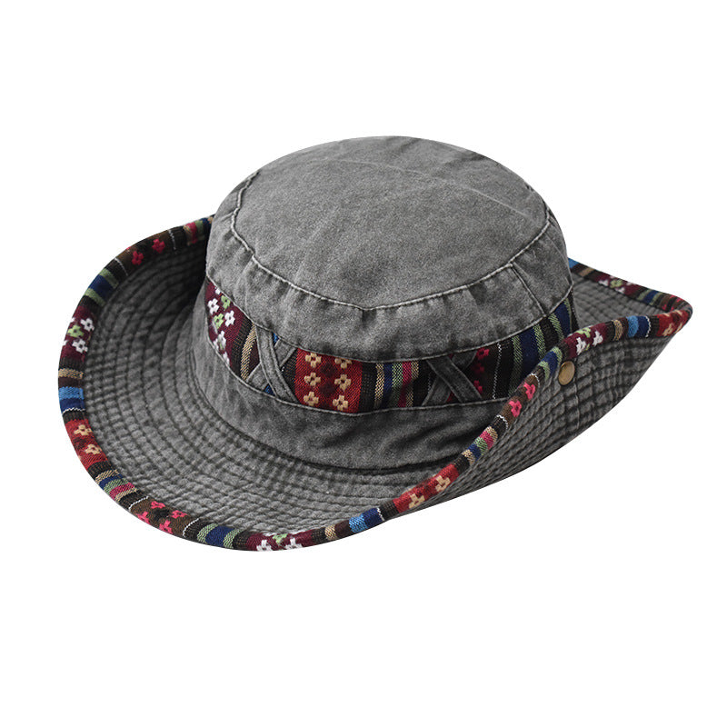 Sombreros de pescador plegables, transpirables y neutros.