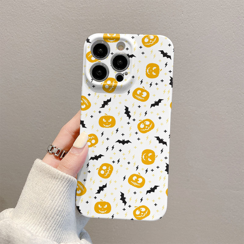 Women Fashion Cartoon Halloween Skull Pumpkin Phone Case