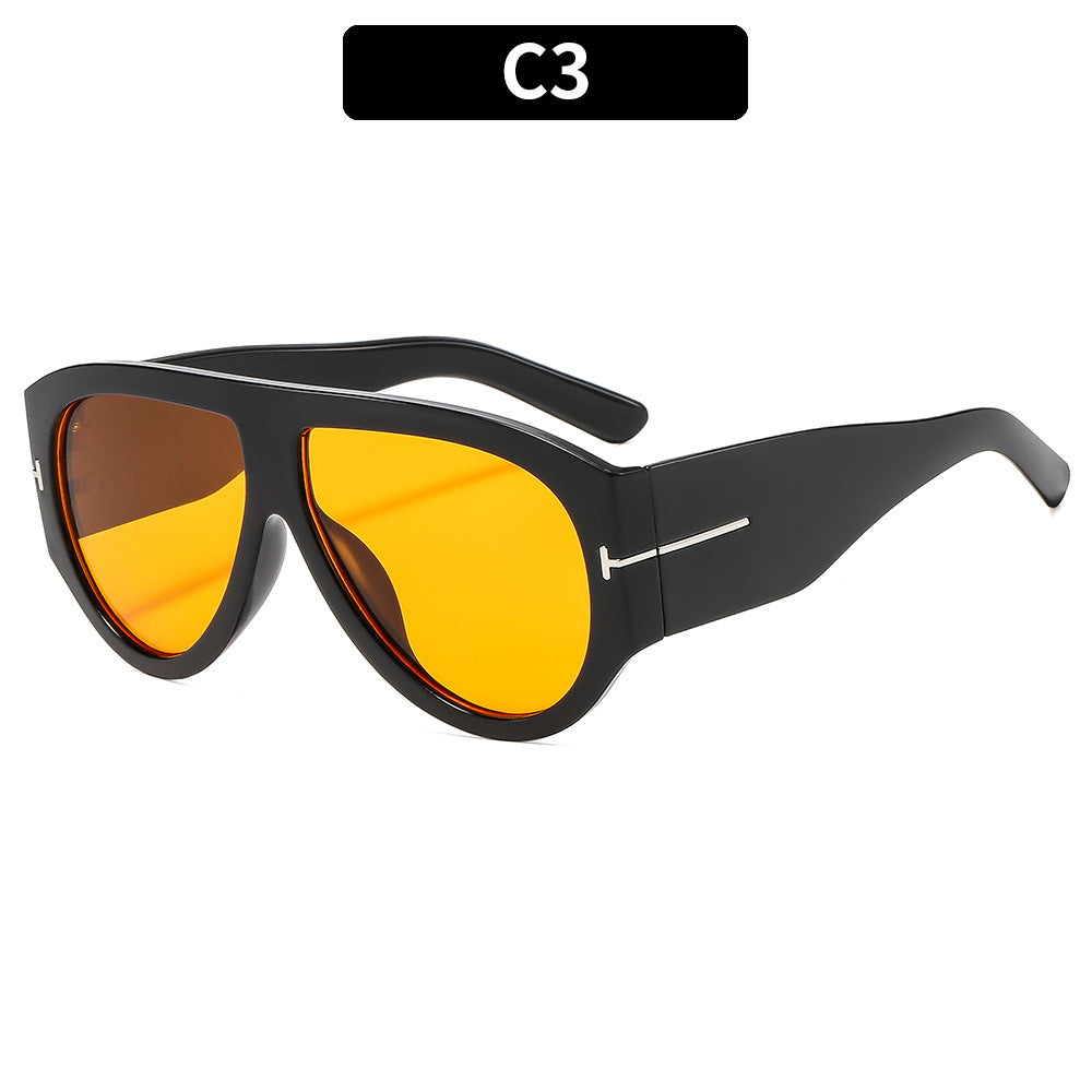 Fashion Large Frame Sunscreen Sunglasses