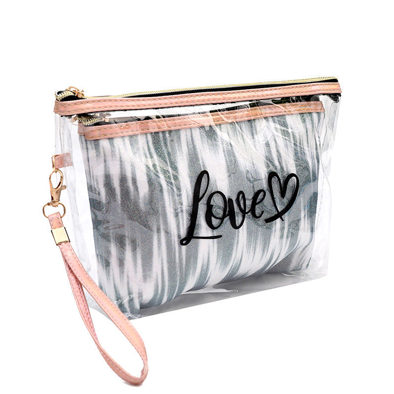 2 In 1 Travel Tie-Dye Cosmetic Bag