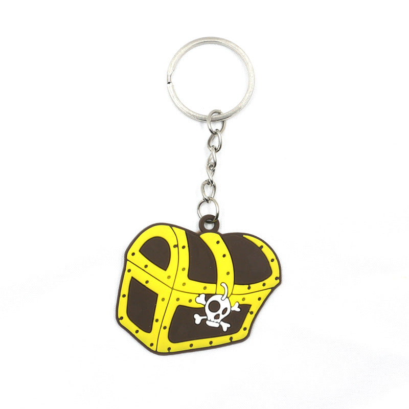 Halloween Unisex Fashion Pirate Skull Key Chain