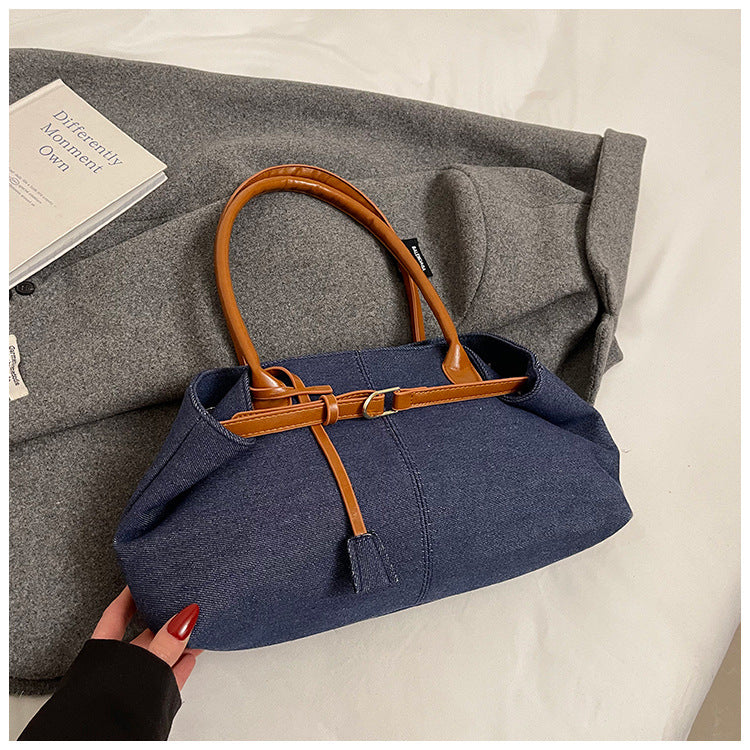 Bolso de mezclilla de gran capacidad de moda