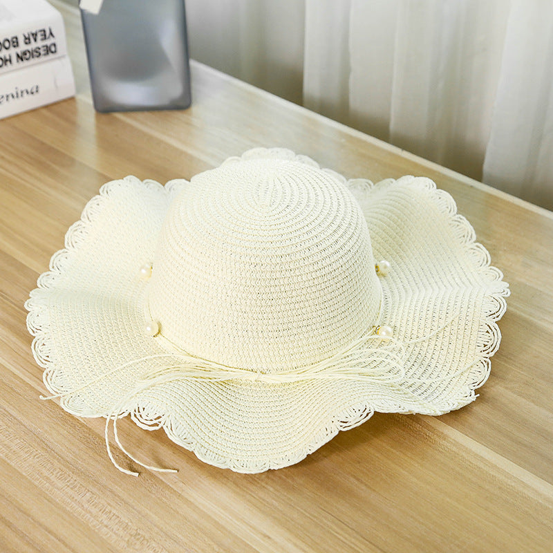 Beach Holiday Straw Sun Hat Small Dome Style