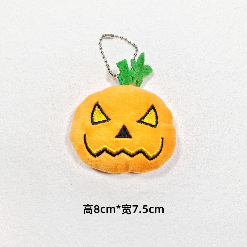 Creative Cartoon Halloween Pumpkin Plush Brooch