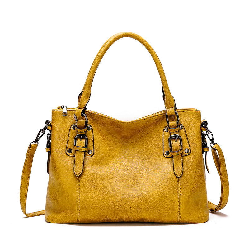 Fashion Women Vintage Simple Shoulder Tote Bag