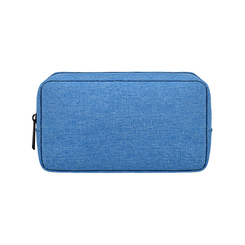 Bolsa de cosméticos de color sólido para viajes y almacenamiento
