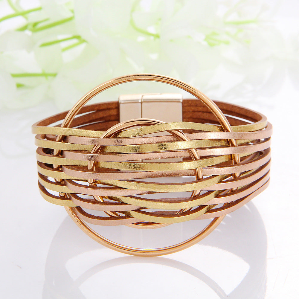Bohemian Double Color Multi-Layer Bracelet