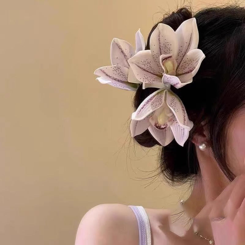 Fashion Holiday Beach Simulation Flower Grab Clip