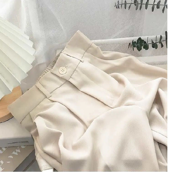 Women High Waist Loose Straight Wide Leg Pants