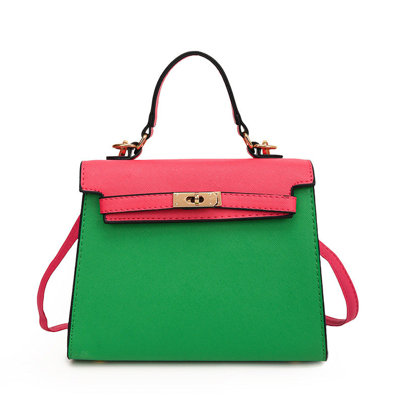 Sac à main élégant et coloré de grande capacité en PU Kelly Bag