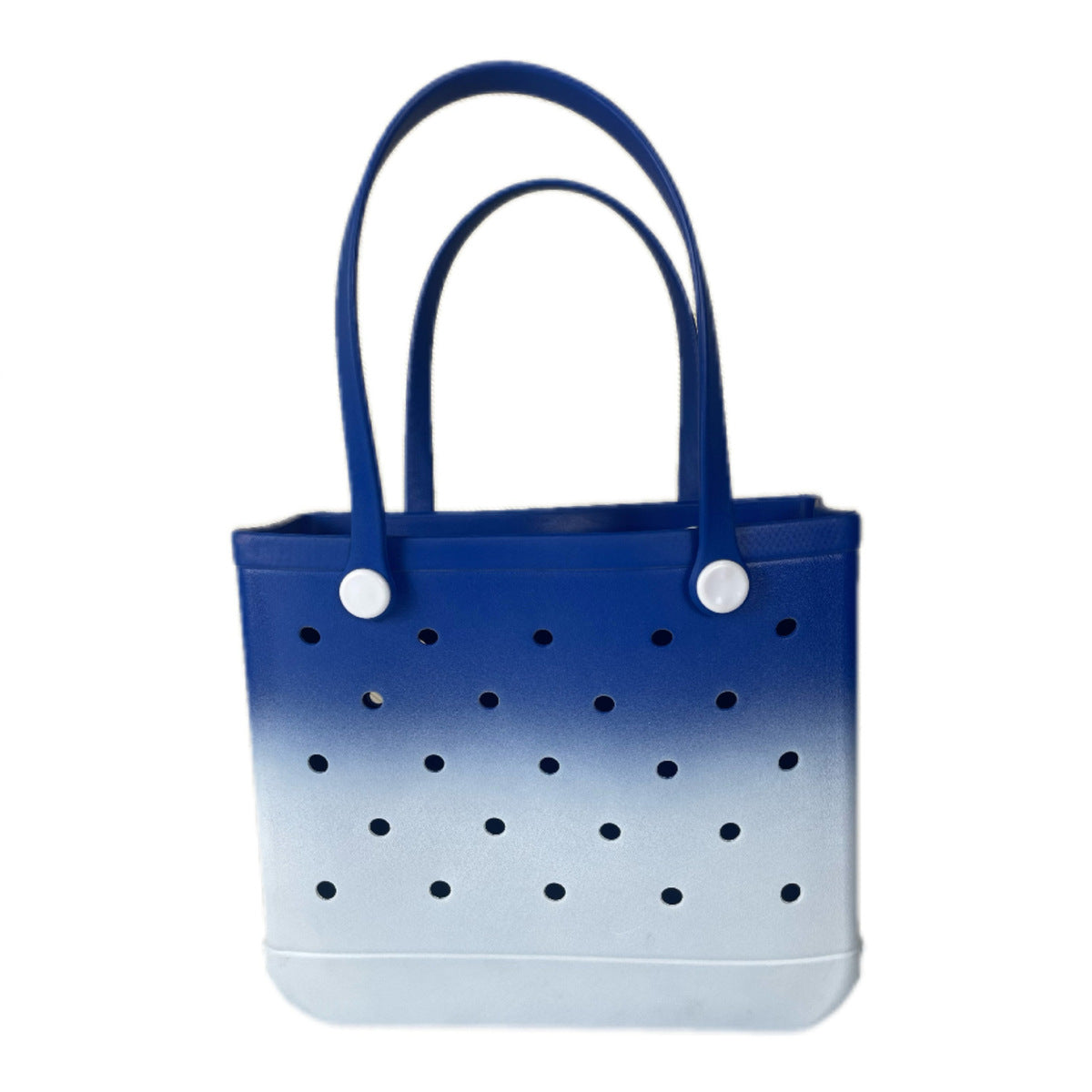 Bolsa de playa de EVA degradada con diseño de agujeros: elegante y espaciosa