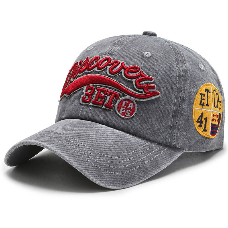 Gorra vaquera bordada vintage