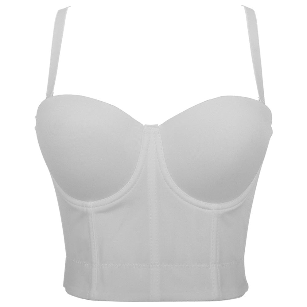 Women Fashion Solid Color Sling Corset