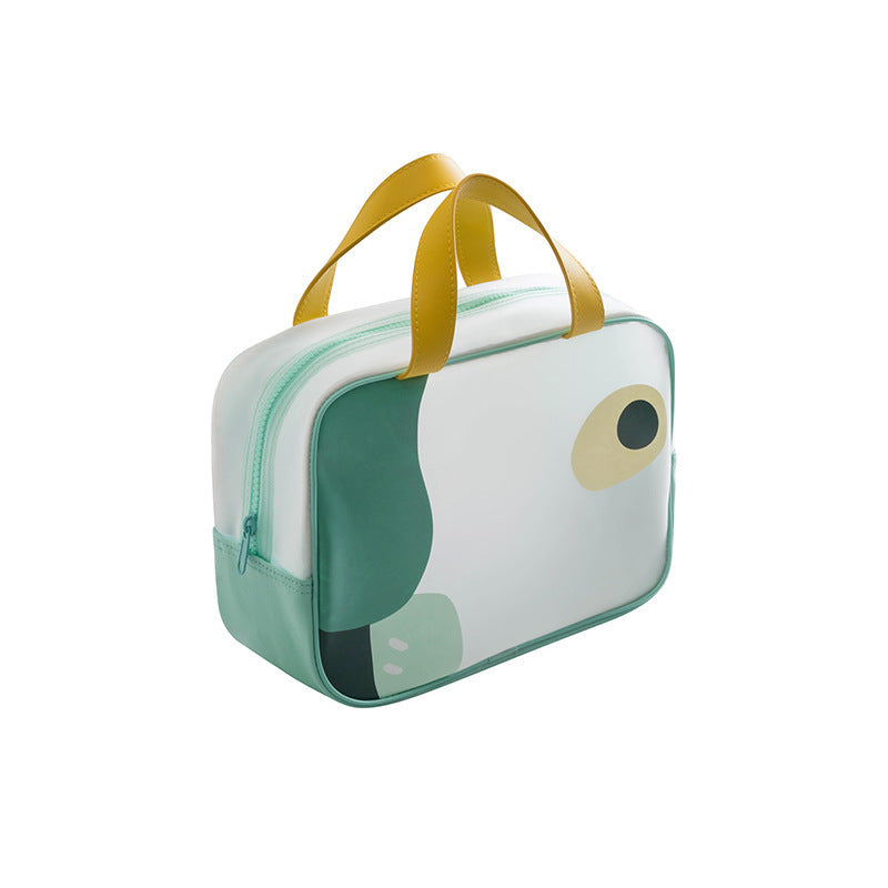 Bolsa de cosméticos de gran capacidad con almacenamiento de TPU con dibujos animados