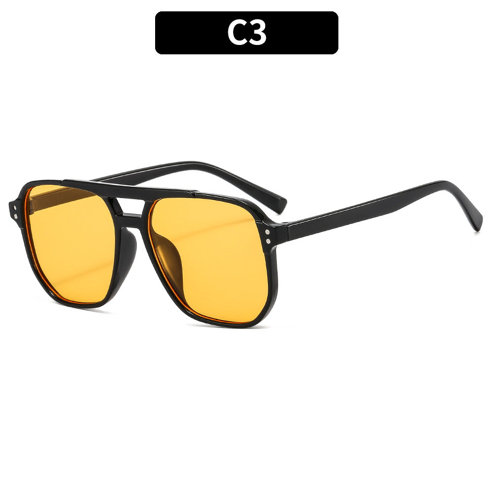 Fashion Large Frame Sunscreen Sunglasses