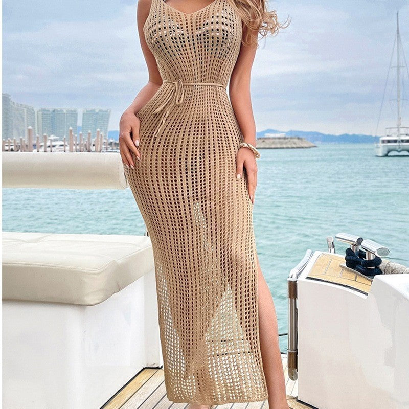 Traje de baño de punto para playa de verano para mujer