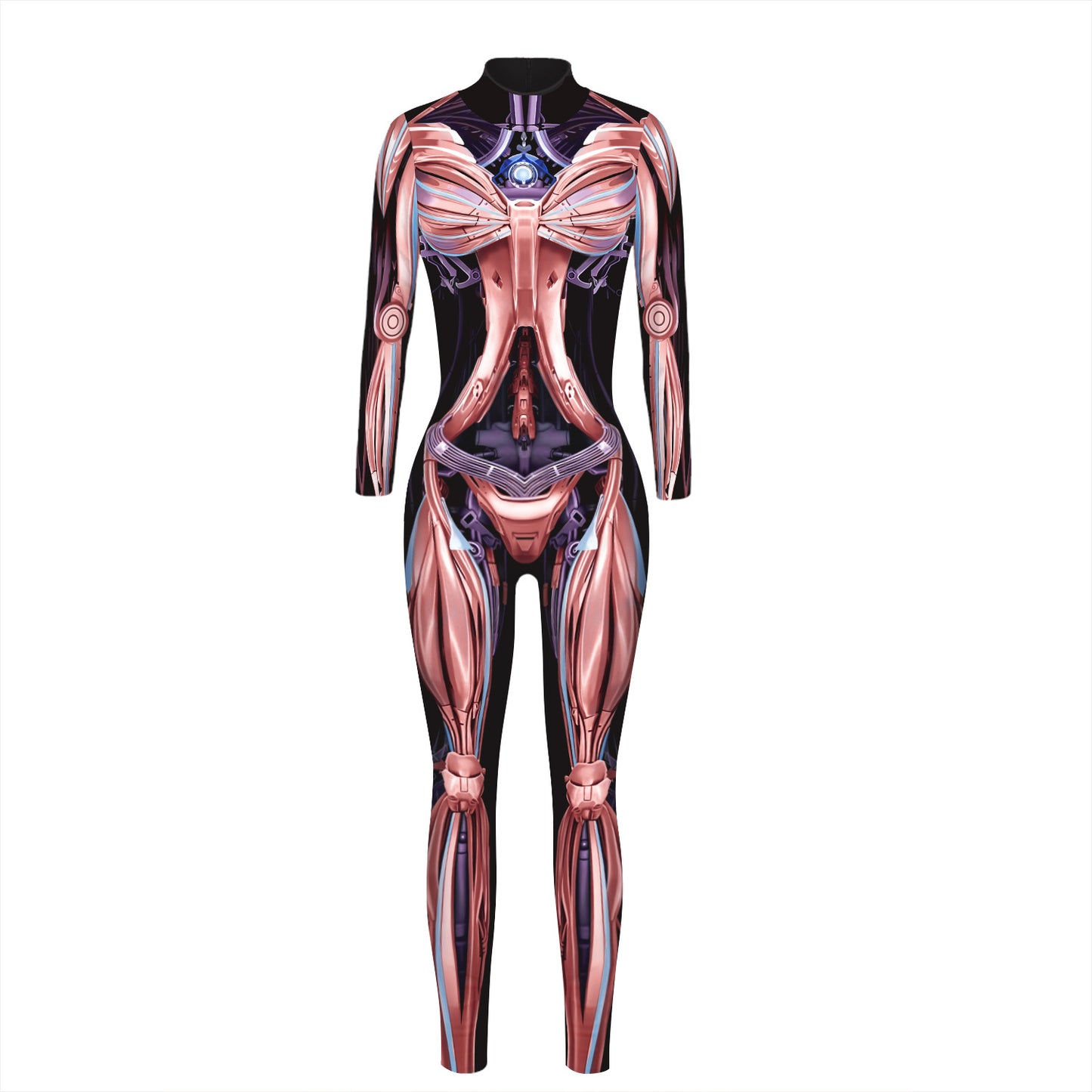 Halloween Women'S Fashion Armor Digital Printing Jumpsuit