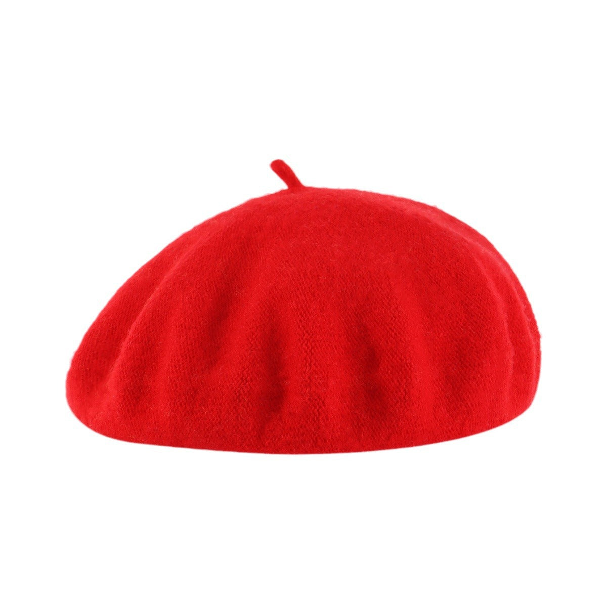 Women Fashion Elegant Solid Color Wool Beret Cap