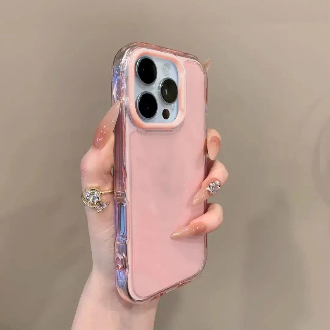Fashion Solid Color Drop-Resistant Iphone Case