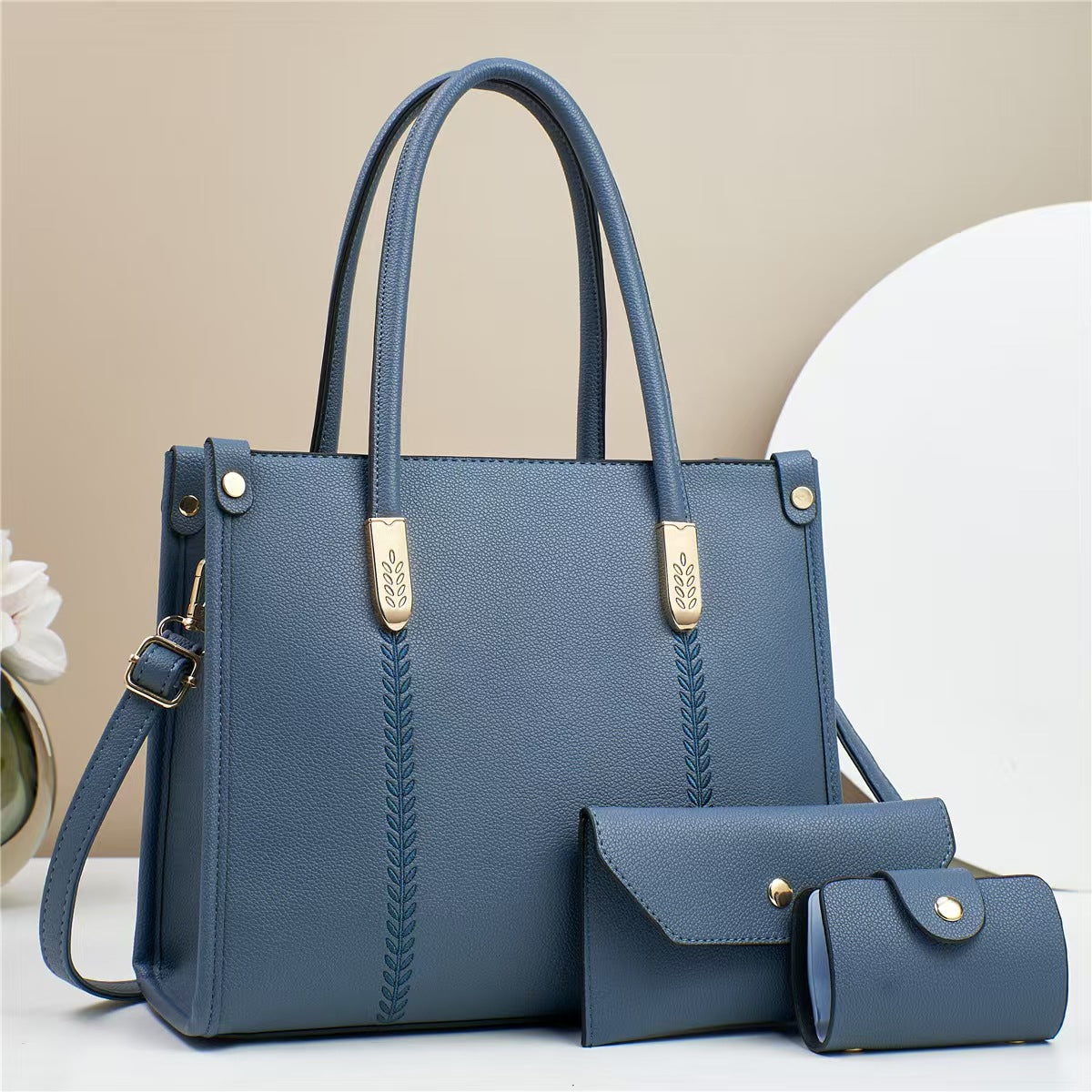 Large Capacity Women Tote Bag Three-Piece Set