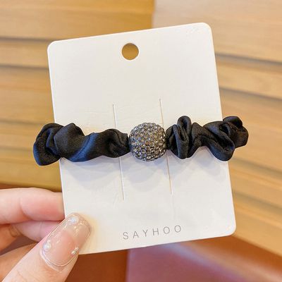 Women Fashion High Elastic Rhinestone Hair Rope