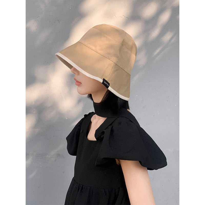 Sombreros tipo cubo con protección solar de moda de verano para mujer