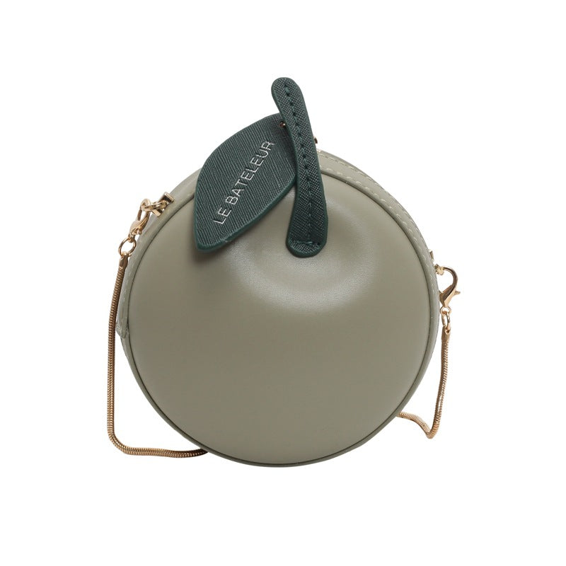 Mini bolso bandolera creativo y bonito con cadena de manzana