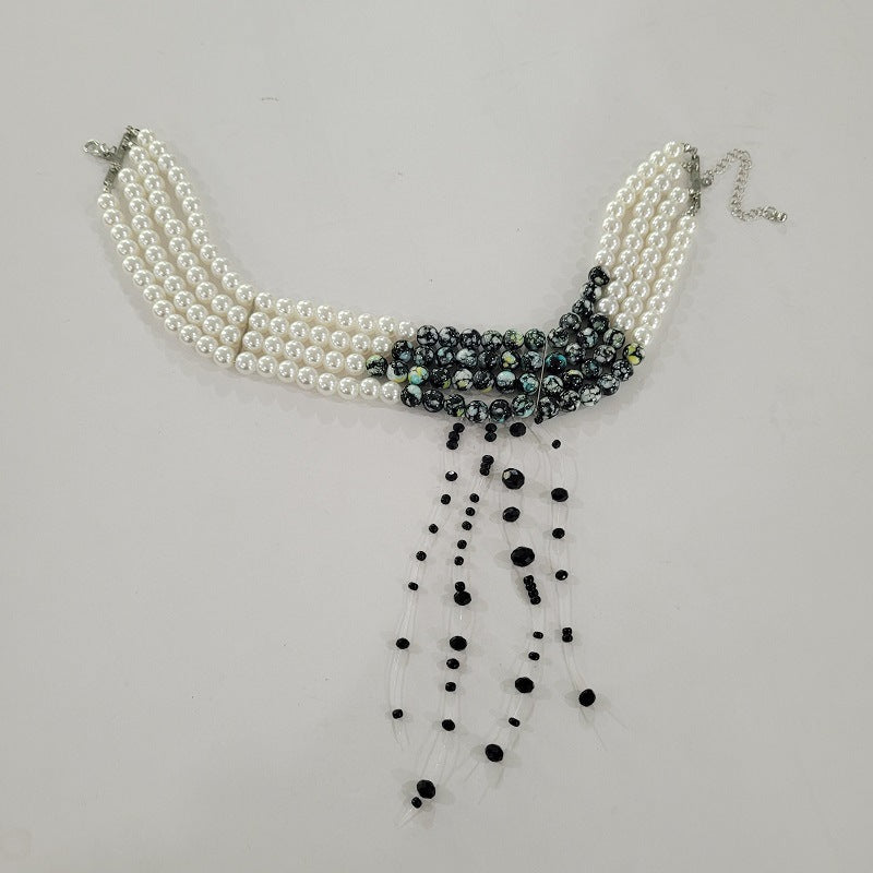 Women Fashion Exaggerated Gothic Blood Drops Necklace